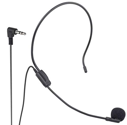 JCWY Microphone Filaire Flexible Fiche de 3,5 mm pour Amplificateur de Voix Cover