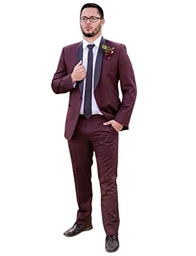 Costume Homme Col Châle en Smoking de Qualité Supérieure Noir