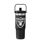 Las Vegas Raiders NFL 30 oz Straw Tumbler