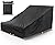 COOSOO Double Chaise Lounge Cover Waterproof Double Wide Patio Chair Cover with Windproof Elastic Hem UV Resistant All Weather Protection for Outdoor Garden Beach