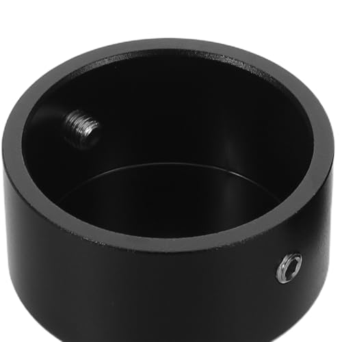 Tapas para tuercas de eje de motocicleta Amosfun en aluminio premium negro mate 3