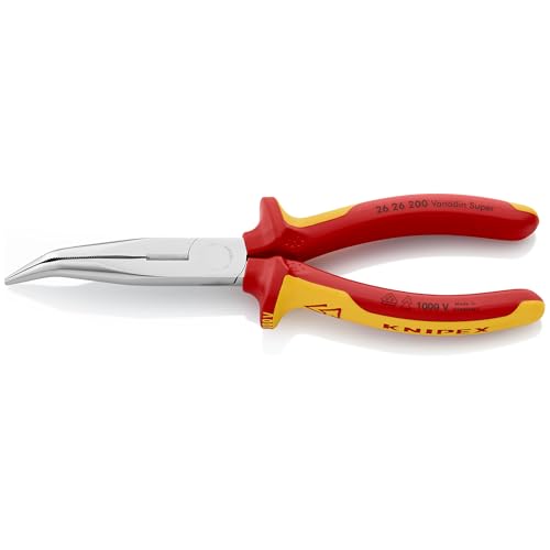 Pince coudée à long bec pour câbler en sécurité sans risquer d'électrocution - 3