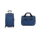 Travelpro Maxlite 5-Softside Expandable Spinner Wheel Luggage, Sapphire Blue, 2-Piece Set (Tote/21)