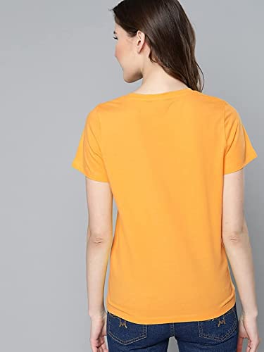 Image of Cotton Half Sleeve T-Shirt for Women, Round Neck Half Sleeves Gym Sports T-Shirt, Casual Women's Regular T-Shirt
