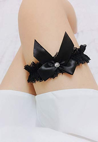 Image of Blue Garters for Bride Wedding Garter Set for Bride Bridal Garter Leg Thigh Blue