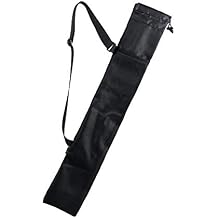 Cosmos Trekking Poles Carry Bag Portable Hiking Poles Carrying Shoulder Bag Tent Poles Replacement Storage Pouch for Trekking Hiking Poles & Walking Stick, Ajustable Shoulder Strap, Black