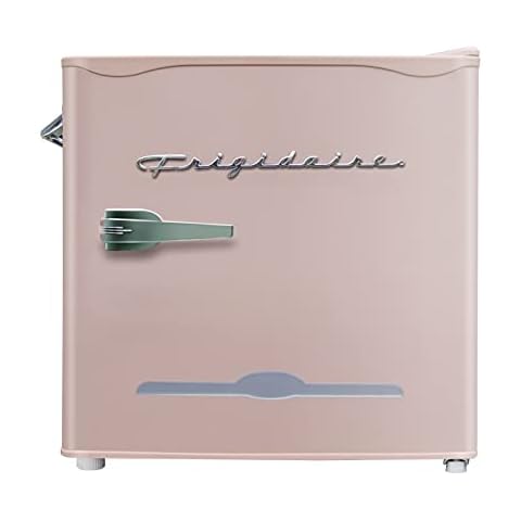 FRIGIDAIRE Coral EFR176- AMZ Retro Mini Refrigerator-Energy Saving-Adjustable Thermostat Control-Side Mounted Bottle Opener-Ideal for for Dorm, Office, RV, Garage, Apartment 1.6 Cubic Feet Cover