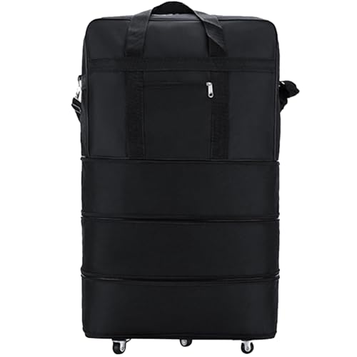 Sac de voyage multifonctionnel Oxford étanche extensible à roues 360° pour homme et femme