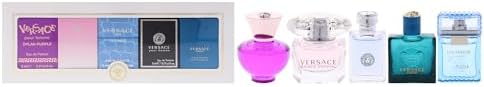 Versace Perfume Collection - Eros, Bright Crystal, Dylan Blue & More 5 Piece Set