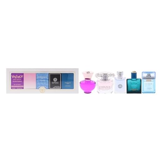 Versace Fragrance Set - 5 Essential Scents