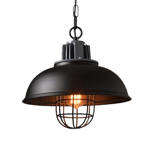 Lustre suspension E27 métal blanc abat-jour anti-éblouissement pour intérieur