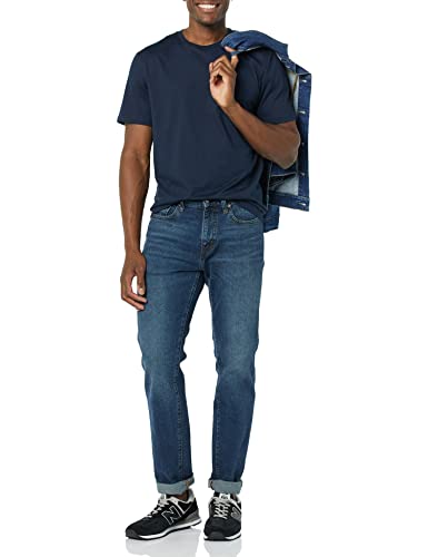 Image of Amazon Essentials Men's Slim-Fit Crewneck Short Sleeve Cotton T-Shirts