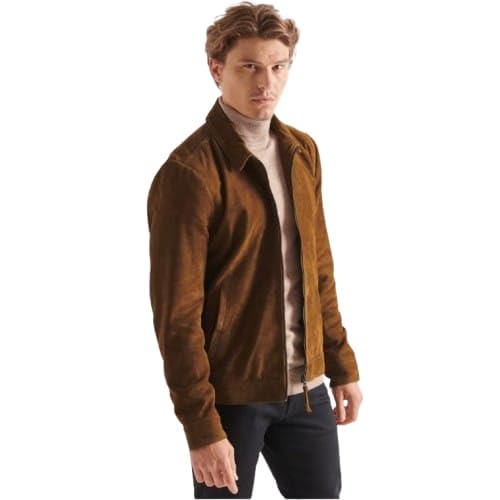 Image of Leather Jacket For Men Suede