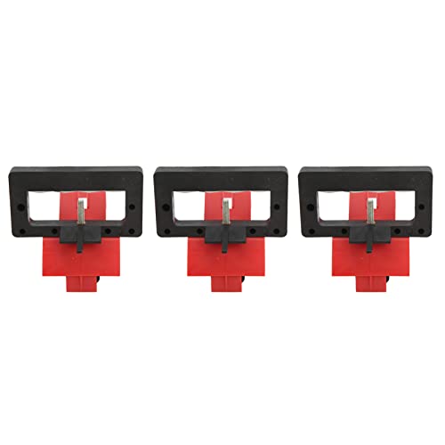 3PCS Circuit Breaker Lockout Device Power Switch Lock Engineering Plastic Clamp Less 70mm Handle