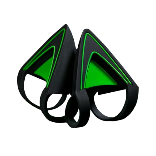 Razer Kitty Ears - Kitty Ears for All Razer Kraken Headsets (Engineered to Fit Your Razer Kraken, Adjustable, Waterproof) Green