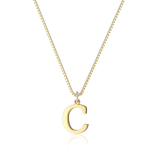 Foxgirl Gold Initial Necklaces