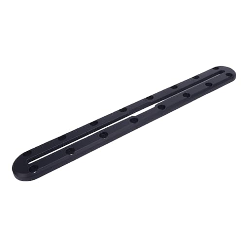 Carril de kayak multifunción de nailon de 358mm para soporte de caña y portavasos 7