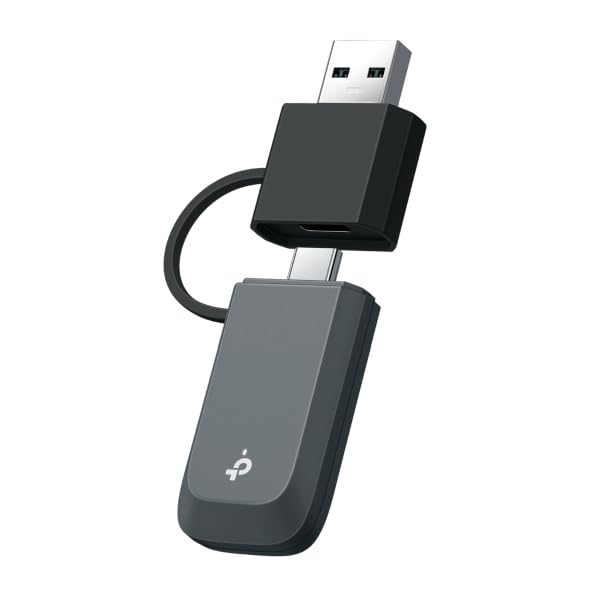 TP-Link Archer TBE230U WiFi 7 Dual-Band BE3600Mbps, Adaptador USB Nano Tarjeta de Red, MLO, Plug & Play, Flexibilidad USB Type-C/A, USB 3.0, WPA3, Compatible con Windows 11/10