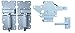 Vinyl Fence Hardware - Single Gate Kit - White (Vinyl Gate Hinges and Latch)