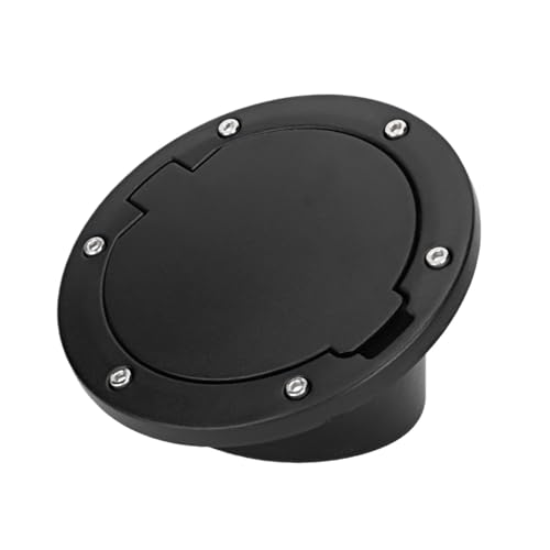 Couvercle de réservoir carburant ABS noir pour voiture 2007-2017