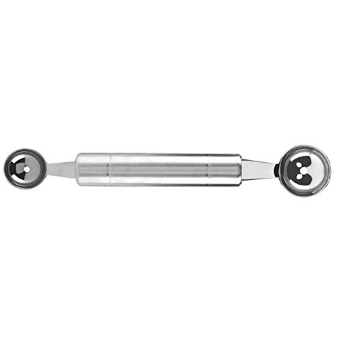 Duurzame Single Double-Head Melon Baller, Premium RVS Watermeloen Meloen Baller Fruit Vleesmes Keukengereedschap Gereedschap Watermeloen Windmolen Cutter Slicer(Dubbelkoppige fruitplukker) - Image 5