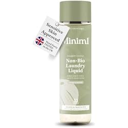 Miniml Eco Laundry Liquid Washing Detergent 1L – Coconut | Natural Non Bio – Clothes and Fabric Softener – Machine or Delicate Hand Cleaning – 100% Vegan & Cruelty Free – 33 Washes