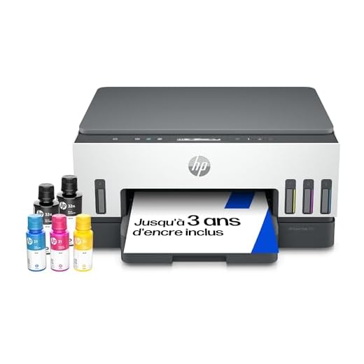 HP Smart Tank 7005 Imprimante tout en un - Jet d'encre couleur (Photocopie, Scan, Impression, A4, Recto/Verso, HP Smart, AirPrint, Wifi) - Jusqu'à 100€ remboursés