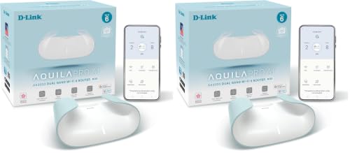 Image of D-Link AX3000 WiFi 6 Mesh Router - Contemporary Ecofriendly Design - High-Performance - Feature Rich - AI Enabled - Parental Controls - Covers up to 2800+ sq. ft - Expandable Mesh (M30) (Pack of 2)