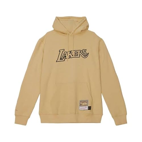 Mitchell & Ness Khaki Black Hoodie - Los Angeles Lakers, L