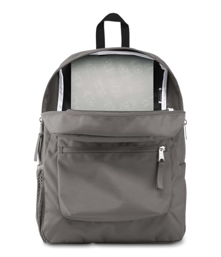 Image of JanSport Unisex Cross Town Graphite Grey Polyester Backpack