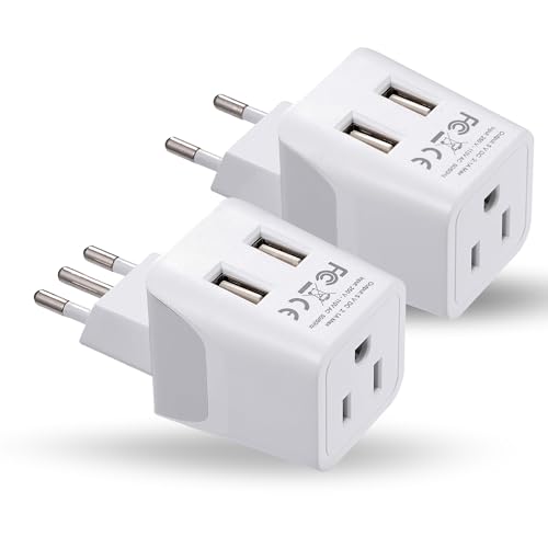 Ceptics-Italy-Europe-Travel-Adapter-Plug-Set-2-Pack-with-2-USB-USA-Socket-Input-Type-L-and-Type-C-Ultra-Compact-Safe-Grounded-Perfect-for-Cell-Phones-Laptops-Camera-Chargers