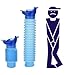 Adjustable Emergency Urinal 750ml, Portable Toilet for Car, Portable Mini Outdoor Camping Travel Shrinkable Personal Mobile Toilet Potty Pee Bottle for Kids or Adult