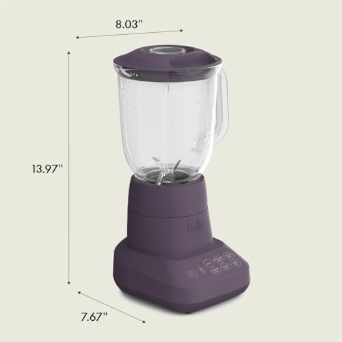 bella 10 Speed Countertop Blender, Juicer & Smoothie, Fits-anywhere™ Kitchenware, Slim Flip & Store Design, Dishwasher Safe, Jug & Lid, Steel Blade