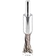 Bosch 1x PRO Stainless Steel Longlife Topfbürste, gezopfter Draht für 6‑mm-Zylinderschaft und Bohrer (Ø 10 mm, Professional Zubehör Bohrmaschine/Schrauber)
