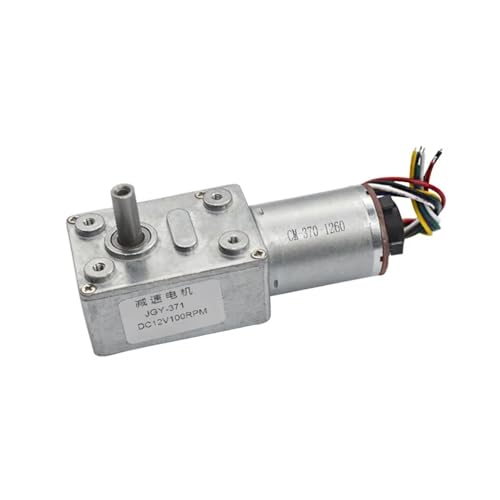 Moteur à engrenage à vis sans fin DC 6V anti-retour pour axe - 3