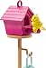 Barbie Furniture & Accessories Set, Doll House Décor, 10+ Pieces for Backyard Patio with Chair, Firepit, Birdhouse, Bird & More