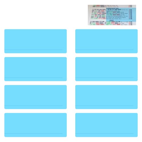 Mahjong Line Reader 8 piezas guía manual azul