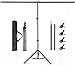 Produktbild T Form Hintergrund Ständer 2m*1,5m, Verstellbarer Stativständer Backdrop Stand, Tragetasche und mit 4 Stück Federzwingen fur Hintergründe für Fotostudios,Videoaufnahmen und Fotografie