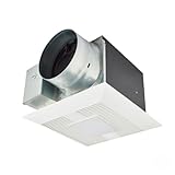 Panasonic WhisperCeiling Bathroom Exhaust Fan with Dimmable LED Light, 110-130-150 CFM, FV-1115VQL1