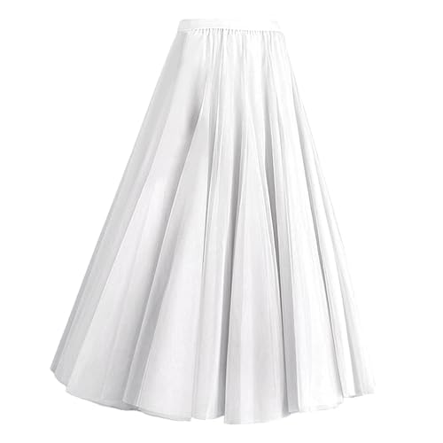 Women's Tulle Skirts A-Line Layered Mesh Midi Skirt High-Waisted Flowy Layered Tutu Skirts Bridesmaid Wedding Skirt2
