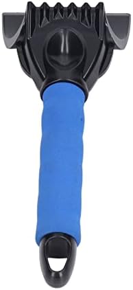 2 in 1 Ice Scraper Mitt for Car Windshield — Elastic Cuff Snow Removal Glove with ABS Blade (Warm-keeping orchid) — view 5
