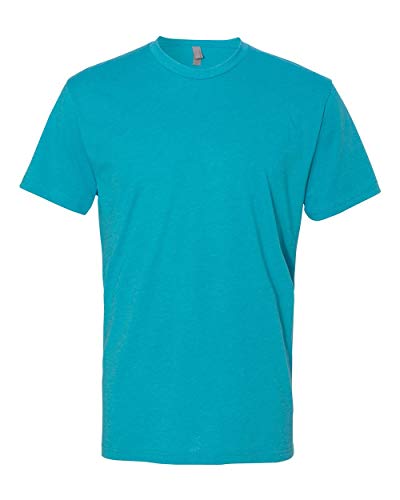 Next Level Mens Premium Fitted CVC Crew Tee (N6210) Bondi Blue XL