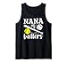 Nana Of Ballers Baseball Softball Nana Grandma Tank Top