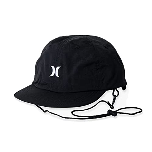 Hurley(ハーレー) メンズ PHANTOM SHADE CAP サンシェード サーフ 紐付き 水陸両用 ハイブリット アジャスタ ベースボールキャップ mhw2200004-BLK