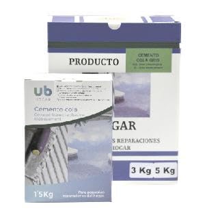 Cemento cola gris 1.5 kg.