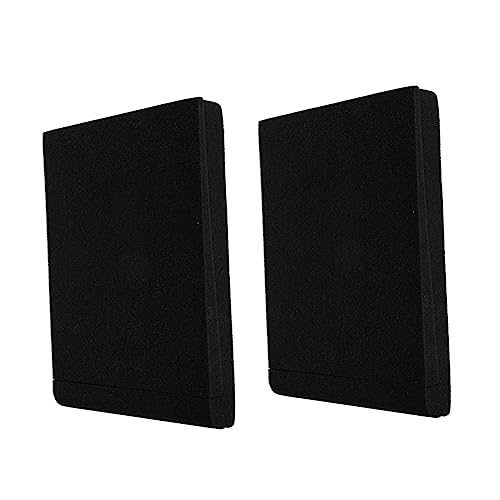 2pcs Almohadillas de Aislamiento Acústico Alta Densidad Espuma para Altavoces para Atenuar Ruido y Vibraciones