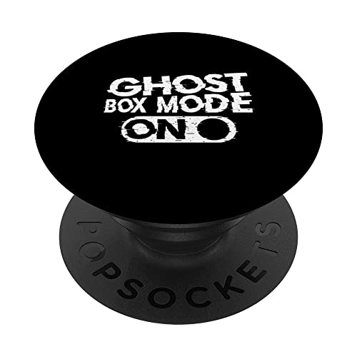Ghost Box Mode On Paranormal Investigator PopSockets Swappable PopGrip, Black