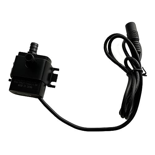 SHYSKY Mini bomba de água CC sem escovas DC30A-1230 12 V 4,8 W 240 LPH 3 m circulação contínua estável de baixo ruído, para micro-refrigeração, jardim, sistema de aquário