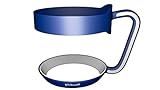 Grivitz® Handle for YETI Rambler, Rtic, Kodiak, SIC, Boss and other 30 oz Tumblers (Blue/Grey)