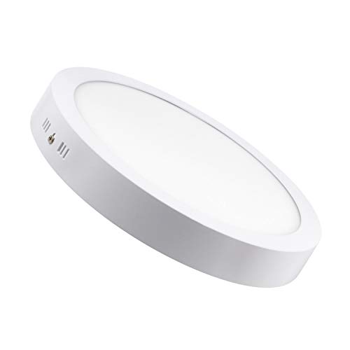 LEDKIA LIGHTING Plafón LED Circular 24W Blanco Cálido 2800K - 3200K